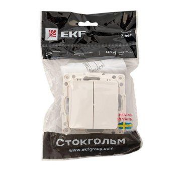 выключатель 2-кл. стокгольм 10а механизм бел. proxima ekf eyv10-123-10 от магазина Штепсель и батарейка. - фото_5