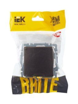 розетка brite рсбш10-3-44-бртб 16а ip44 с заземл. защ. шторки с крышкой механизм бронза iek br-r16-16-44-k45 от магазина Штепсель и батарейка. - фото_4