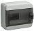 корпус пластиковый кмпн-8 ip65 черн. прозр. дверь tekfor iek tf5-kp72-n-08-65-k03-k02 от магазина Штепсель и батарейка.