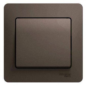 выключатель 1-кл. сп glossa 10а ip20 (сх. 1) 10ax в сборе шоколад. se gsl000812 от магазина Штепсель и батарейка.