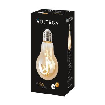 лампа светодиодная филаментная loft 271 a60 3вт 2400к e27 voltega 8582 от магазина Штепсель и батарейка. - фото_7