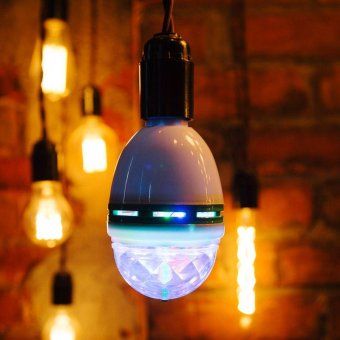 лампа светодиодная "диско" 6вт 3led rgb e27 230в ip20 80х80х195мм neon-night 601-253 от магазина Штепсель и батарейка. - фото_5