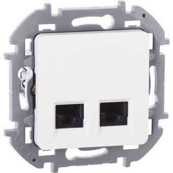 розетка компьютерная 2-м inspiria rj45 кат.5e utp бел. leg 673835 от магазина Штепсель и батарейка. - фото_6