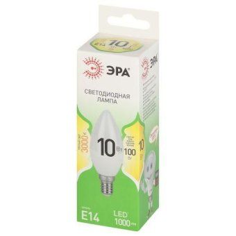 лампа светодиодная green line b35-10w-830-e14 gl 10вт свеча 3000к свет тепл. e14 эра б0067108 от магазина Штепсель и батарейка. - фото_2