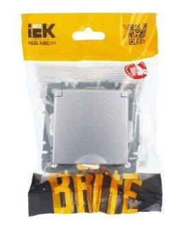 розетка brite рсбш10-3-бра 16а ip20 с заземл. защ. шторки с крышкой механизм алюм. iek br-r16-16-k47 от магазина Штепсель и батарейка. - фото_4