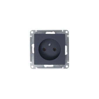розетка 1-м сп atlasdesign 16а ip20 без заземл. без защ. шторок механизм грифель se atn000741 от магазина Штепсель и батарейка. - фото_5