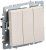 выключатель 3-кл. сп brite вс10-3-0-бркр 10а механизм беж. iek br-v30-0-10-k10 от магазина Штепсель и батарейка.