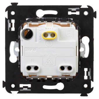 розетка 1-м сп 2мод. avanti "белое облако" 16а ip41 2p+e защ. шторки с крышкой бел. dkc 4400013 от магазина Штепсель и батарейка. - фото_3