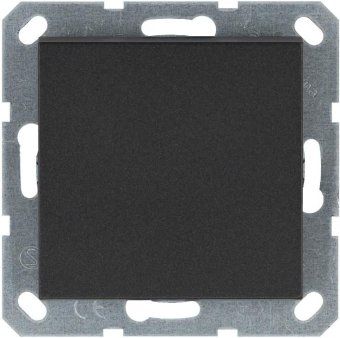 кнопка звонка 1-кл. 10а ip20 механизм антрацит jasmart g3010b от магазина Штепсель и батарейка.