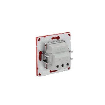 розетка силовая kant 2p+e защ. шторки красн. сатин dkc 7001003 от магазина Штепсель и батарейка. - фото_8