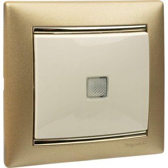выключатель 1-кл. сп valena 10а ip31 250в с зел. индикацией механизм сл. кость leg 774310 от магазина Штепсель и батарейка. - фото_2