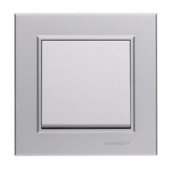 выключатель 1-кл. сп karea 10а ip20 сереб. makel 56065001 от магазина Штепсель и батарейка.