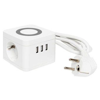 удлинитель "куб" 2х1.3м 3usb 2.4а+зарядное устройство 1кв.мм ekf uba-cub-3-wc от магазина Штепсель и батарейка. - фото_7