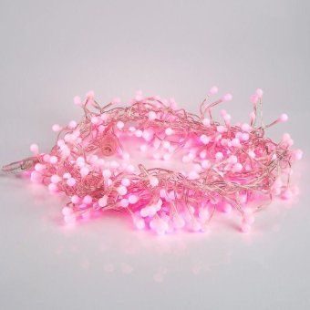 гирлянда светодиодная "мишура led" 3м 288led роз. 18вт 220-240в ip20 провод пвх прозр. neon-night 303-607 от магазина Штепсель и батарейка. - фото_12