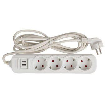 удлинитель 4х3м 16а ip20 эксперт 3.5квт 2хusb 2.1а пвс 3х1 proxima ekf uba16-2usb-4-03i от магазина Штепсель и батарейка. - фото_3