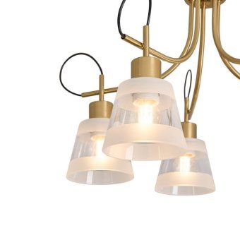светильник caramel 5х60вт e27 ip20 подвесной freya fr5522pl-05bs от магазина Штепсель и батарейка. - фото_3