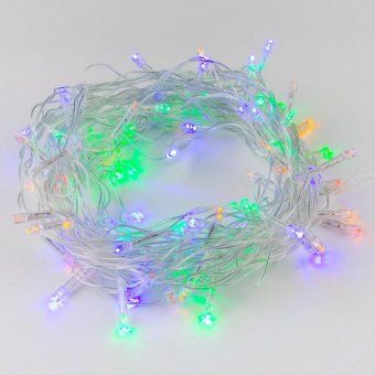 гирлянда led uld-s1000-090/sta multi ip20 10м 90 диодов разноцвет. свет провод прозр. uniel ul-00007179 от магазина Штепсель и батарейка.