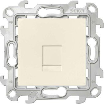 розетка телефонная сп simon 24 rj11 ip20 механизм сл. кость simon 2410480-031 от магазина Штепсель и батарейка.