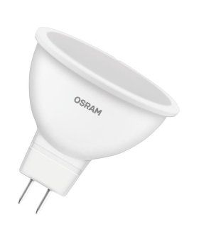 лампа светодиодная led star mr16 50110 5w/830 230v gu5.3 5вт матовая 3000к тепл. бел. gu5.3 mr16 400лм 220-240в пластик. (замена 50вт) osram 4058075480469 от магазина Штепсель и батарейка.