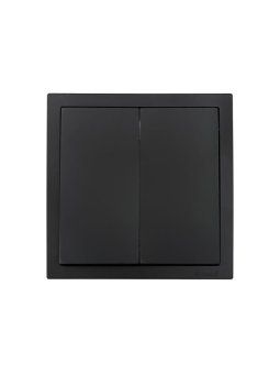 выключатель 2-кл сп zima ip20 10а безвинт. зажим черн. бархат lezard 704-4288-101qc от магазина Штепсель и батарейка.
