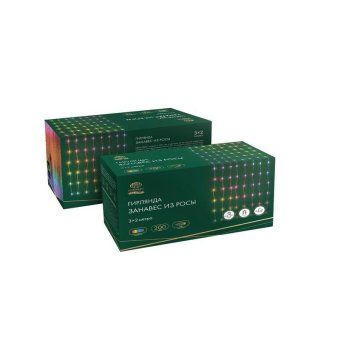 гирлянда светодиодная "роса "светодиодный дождь" 3х2м led мультиколор 12вт ip20 usb+пульт управления с крючками для крепления neon-night 315-879 от магазина Штепсель и батарейка. - фото_8