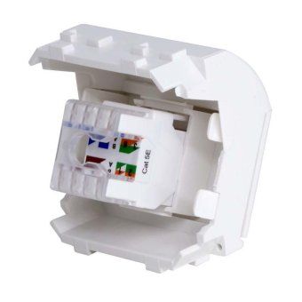 розетка компьютерная 1-м сп 2мод. brava rj45 кат.5e бел. dkc 76655b от магазина Штепсель и батарейка. - фото_3