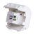 розетка компьютерная 1-м сп 2мод. brava rj45 кат.5e бел. dkc 76655b от магазина Штепсель и батарейка. - фото_3