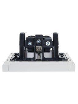 розетка сп forte&piano fp215 16а с заземл. защ. шторки винт. крепл. бел. iek fp-r14-16-k01 от магазина Штепсель и батарейка.