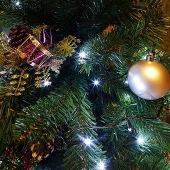 гирлянда светодиодная "твинкл лайт" 15м 120led бел. 6.9вт 220-240в ip20 с контроллером 8 режимов провод пвх темн. зел. neon-night 303-055 от магазина Штепсель и батарейка. - фото_5