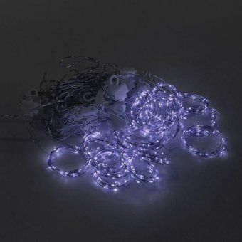 гирлянда светодиодная "роса "светодиодный дождь" 6х3м led бел. 24вт ip20 usb+пульт управления neon-night 315-995 от магазина Штепсель и батарейка. - фото_9