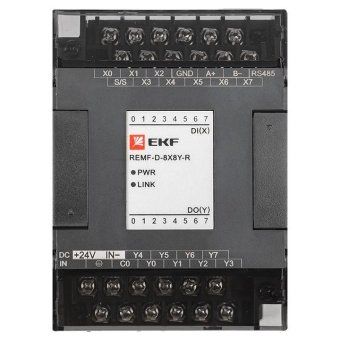 модуль дискретного в/в remf 8/8 pro-logic ekf remf-d-8x8y-r от магазина Штепсель и батарейка. - фото_3