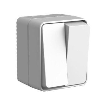 выключатель 2-кл. оп atlasdesign profi ip54 10 ах сер. se atn543051 от магазина Штепсель и батарейка.