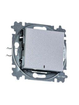 выключатель 1-кл. сп levit ip20 с подсветкой серебр./дым. черн. abb 2chh590146a6070 от магазина Штепсель и батарейка. - фото_3