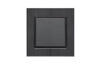 выключатель 1-клав. karea line star дым. металлик makel 86050001 от магазина Штепсель и батарейка.