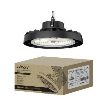 светильник светодиодный uhb-level 200pa3c-sb-bl 100-277в 200/150/120вт ip66 175лм/вт 3cct складской 5лет neox 4690612061207 от магазина Штепсель и батарейка.