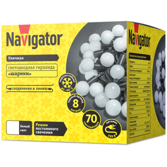 гирлянда светодиодная 61 838 ngf-b02-70cw-10-8m-230-bl-ip44 navigator 61838 от магазина Штепсель и батарейка. - фото_2