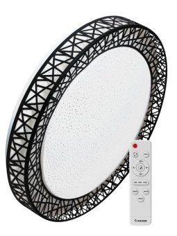 светильник светодиодный premium loft-b 120вт 230в 3000-6500к 9600лм ip40 490х100мм настенно-потолочный управляемый с пультом ду космос kslofb120w от магазина Штепсель и батарейка.