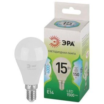лампа светодиодная green line p45-15w-840-e14 gl 15вт шар 4000к яркий свет бел. e14 эра б0067045 от магазина Штепсель и батарейка.