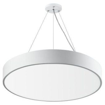 светильник светодиодный geometria ring spo-132-w-40k-088 88вт 4000к 6000лм ip40 800х80 бел. подвесной драйвер внутри эра б0058902 от магазина Штепсель и батарейка. - фото_4