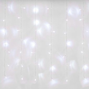 занавес led со статическим свечением uld-c3020-240/stk white ip44 3х2м соед. 240 диодов бел. свет провод прозр. uniel ul-00007213 от магазина Штепсель и батарейка. - фото_2