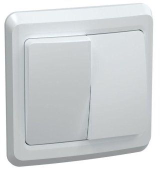 выключатель 2-кл. сп вега 10а ip20 вс10-2-0-вб бел. iek evv20-k01-10-dm от магазина Штепсель и батарейка.