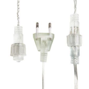 гирлянда светодиодная "мишура led" 3м 288led роз. 18вт 220-240в ip20 провод пвх прозр. neon-night 303-607 от магазина Штепсель и батарейка. - фото_2