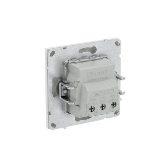 розетка силовая kant 2p+e защ. шторки бел. песок dkc 7010003 от магазина Штепсель и батарейка. - фото_5