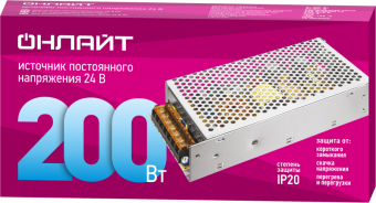 драйвер для светодиодной ленты 90 644 od-p200-ip20-24v онлайт 90644 от магазина Штепсель и батарейка. - фото_2