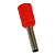 наконечник штыревой втулочный ншви optikit t-shv-pvc-1.0-12 (уп.100шт) кэаз 278024 от магазина Штепсель и батарейка.