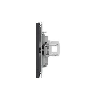 розетка компьютерная 1-м kant rj45 кат.5e без шторки черн. уголь dkc 7012663 от магазина Штепсель и батарейка. - фото_4