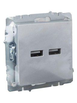 розетка brite usb a+a 3.1а рю10-1-бра механизм алюм. iek br-u21-d31-k47 от магазина Штепсель и батарейка. - фото_6