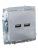 розетка brite usb a+a 3.1а рю10-1-бра механизм алюм. iek br-u21-d31-k47 от магазина Штепсель и батарейка. - фото_6