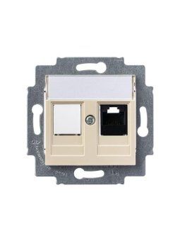 розетка компьютерная levit rj45 кат.5e с заглушкой сл. кость abb 2chh295117a6017 от магазина Штепсель и батарейка. - фото_4