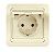 розетка 1-м сп classic 16а ip20 с заземл. с крышкой крем. powerman 1156518 от магазина Штепсель и батарейка.